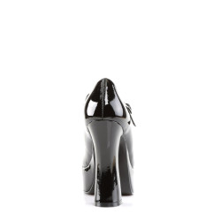 Demonia DOLLY-50 Black Patent Chunky Platform Sandal