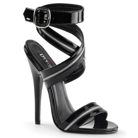 Devious DOMINA-119 Ankle Strap Stiletto Heeled Sandals