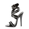 Devious DOMINA-119 Ankle Strap Stiletto Heeled Sandals