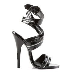Devious DOMINA-119 Ankle Strap Stiletto Heeled Sandals