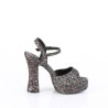 Demonia DOLLY-09 Black Glitter Sale Women