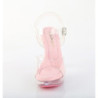 Fabulicious COCKTAIL-508 Rose Clear High Heels Sandal