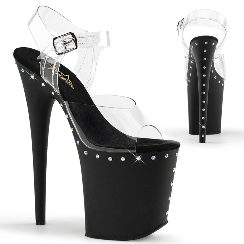 Pleaser FLAMINGO-808ABLS High Heeled Pole Dance Shoes Pleaser FLAMINGO-808ABLS High Heeled Pole Dance Shoes