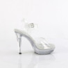 Fabulicious COCKTAIL-508MG Clear High Heels Sandals