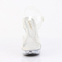 Fabulicious COCKTAIL-508RSI Strass Clear High Heel Sandal