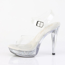 Fabulicious COCKTAIL-508RSI Strass Clear High Heel Sandal