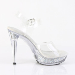 Fabulicious COCKTAIL-508RSI Strass Clear High Heel Sandal