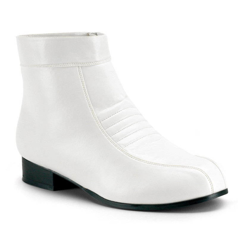 Funtasma PIMP-50 White Vegan 70s Disco Boots Men Funtasma PIMP-50 White Vegan 70s Disco Boots Men
