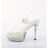 Fabulicious COCKTAIL-508SRSI Strass Clear High Heel Sandal