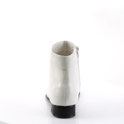 Funtasma PIMP-50 White Vegan 70s Disco Boots Men