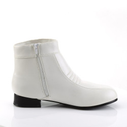 Funtasma PIMP-50 White Vegan 70s Disco Boots Men