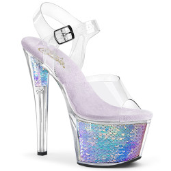 Pleaser SKY-308MC Fish Scales High Heels Pole Dance Shoes
