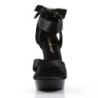 Fabulicious COCKTAIL-568 Black Strappy Heeled Sandals