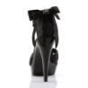 Fabulicious COCKTAIL-568 Black Strappy Heeled Sandals