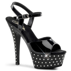 Pleaser STARDUST-609 Strass Platform High Heeled Shoes