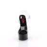 Pleaser GLEAM-608 Transparent Black Sale Women