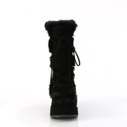 Demonia CUBBY-311 Black Vegan Women Platform Boots