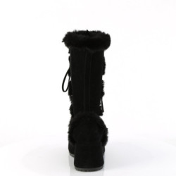 Demonia CUBBY-311 Black Vegan Women Platform Boots