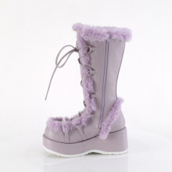 Demonia CUBBY-311 Lavender Vegan Women Platform Boots