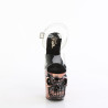 Pleaser RAPTURE-808-LT Transparent Satin Copper Chrome