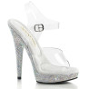 Fabulicious SULTRY-608DM Transparent Silver Strass Sale