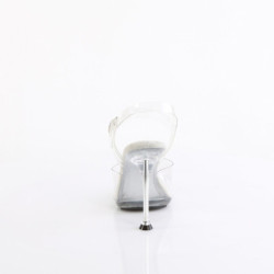Fabulicious CUPID-408 Transparent Spike Heeled Sandals