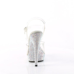Fabulicious SULTRY-608DM Transparent Silver Strass Sale