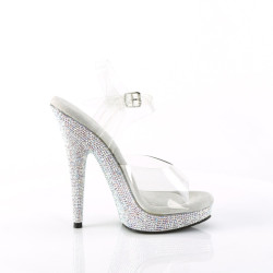 Fabulicious SULTRY-608DM Transparent Silver Strass Sale