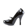 Pleaser ADORE-709GP Blue Glitter High Heeled Sandals
