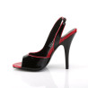 Pleaser SEDUCE-117 Black-Red Patent Sale Women