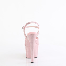 Pleaser ADORE-709GP Rose Glitter High Heeled Sandals