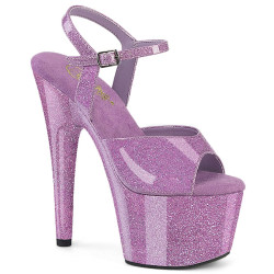 Pleaser ADORE-709GP Lila Glitter High Heeled Sandals
