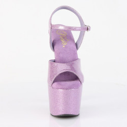 Pleaser ADORE-709GP Lila Glitter High Heeled Sandals