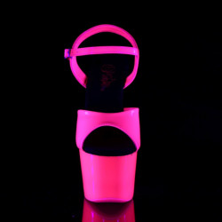 Pleaser ADORE-709UV Pink Platform High Heeled Sandals