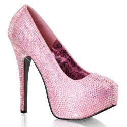 Bordello TEEZE-06R Rose Satin Strass Sale Women