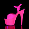 Pleaser ADORE-709UV Pink Platform High Heeled Sandals