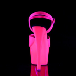 Pleaser ADORE-709UV Pink Platform High Heeled Sandals