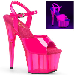 Pleaser ADORE-709UVT Neon Platform High Heeled Sandals