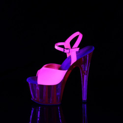 Pleaser ADORE-709UVT Neon Platform High Heeled Sandals