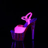 Pleaser ADORE-709UVT Neon Platform High Heeled Sandals
