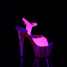 Pleaser ADORE-709UVT Neon Platform High Heeled Sandals
