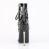 Devious DAGGER-1032 Black Patent Ankle High Boots Women