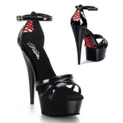 Pleaser DELIGHT-662 Platform Corset High Heels Sandals