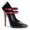 Devious DOMINA-442 Black-Red Maryjane Stiletto Pumps