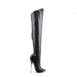Devious DAGGER-3060 Black Vegan Sale Women