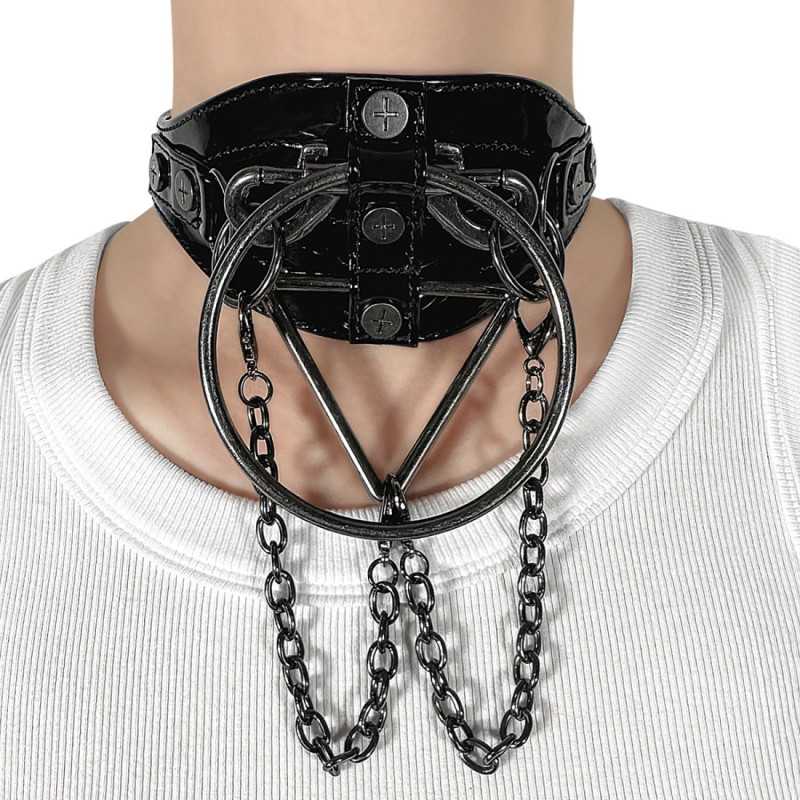 Demonia DA-205 Black Patent Accessories Women Demonia DA-205 Black Patent Accessories Women