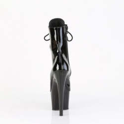 Pleaser ADORE-1020ESC Black Patent Women Ankle Boots