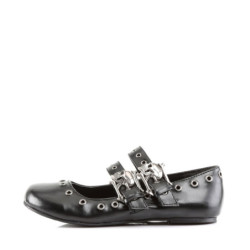 Demonia DAISY-03 Black Vegan Maryjane Women Ballerina