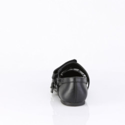 Demonia DAISY-08 Black Vegan Maryjane Women Ballerina