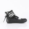 Demonia DAISY-11 Black Vegan Strapy Women Ballerina